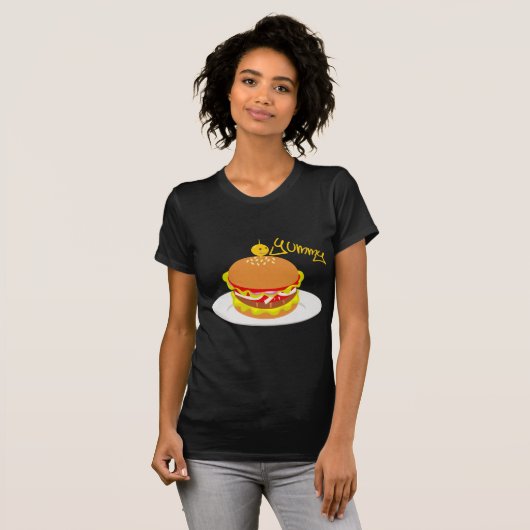 Hamburger Tシャツ (正面フル)