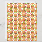 Hamburgers Scrapbook Paper (裏面)