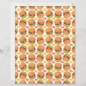 Hamburgers Scrapbook Paper (正面)