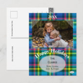 HAMbWGのプレイドホリデーポストカード シーズンポストカード (正面/裏面)