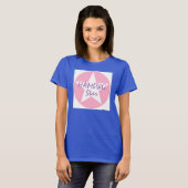 HAMbWGスターサッカージャージーTシャツ – ピンク/薄紫 Tシャツ (正面フル)