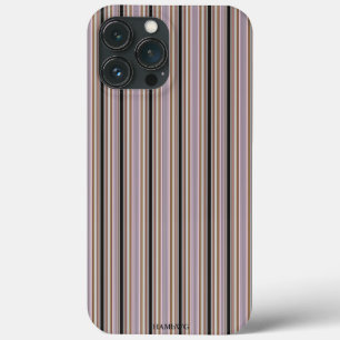 HAMbWGタフXtreme電話ケース淡い色の/黒ストライプ iPhone 13 Pro Maxケース