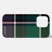 HAMbWGタフXtreme電話ケース – グリーンプレイド Case-Mate iPhoneケース (裏面 (横))