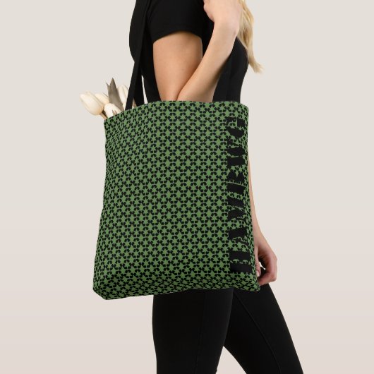 HAMbWGトートバッグ – Recycable pattern トートバッグ (クローズアップ)