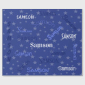 HAMbWGネームブルースター ラッピングペーパー (フラット)