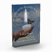 HAMbWGハンドホールディングキャンドルと蝶 フォトブロック (左)