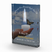 HAMbWGハンドホールディングキャンドルと蝶 フォトブロック (右)