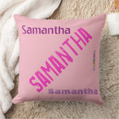 HAMbWGバニティーピロー – 名前を追加 クッション (ブランケット)