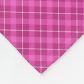 HAMbWGフリースブランケット – ピンクプレイド フリースブランケット (角)