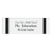 HAMbWGブラック磁縁ど気 名札 (正面)