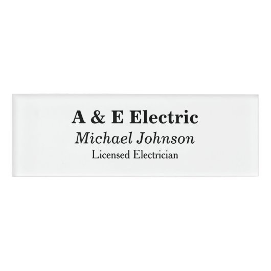 HAMbWGプロフェッショナル識別名タグ 名札 (正面)