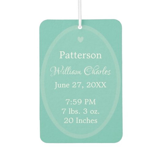 HAMbWGベビー発表エアフレッシュナー カーエアーフレッシュナー (正面)