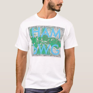 HAMbWGベーシック・アメリカン・アパレルTシャツ – BPグリーン Tシャツ
