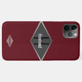 HAMbWGモノグラムカスタムカラー Case-Mate iPhoneケース (裏面(横))