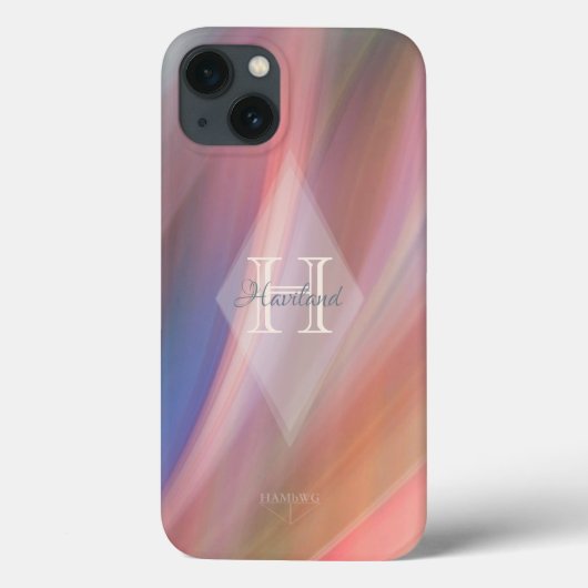 HAMbWGモノグラムキャンドルライトデザイン Case-Mate iPhoneケース (裏面)