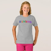 HAMbWGロゴ – 9色 – 女子サッカーシャツ Tシャツ (正面フル)