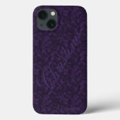 HAMbWG携帯電話ケース – 深いパープルカモフラージュ Case-Mate iPhoneケース (裏面)