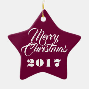 HAMbWG -オーナメント – スター – パーソナル化可能 セラミックオーナメント