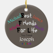 HAMbWG -オーナメント – 絵文字 – BFFL セラミックオーナメント (裏面)