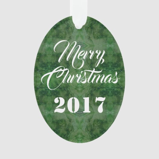 HAMbWG – オーバルオーナメント – エメラルド オーナメント (正面)