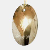 HAMbWG – オーバルオーナメント – ダイヤモンド セラミックオーナメント (左)