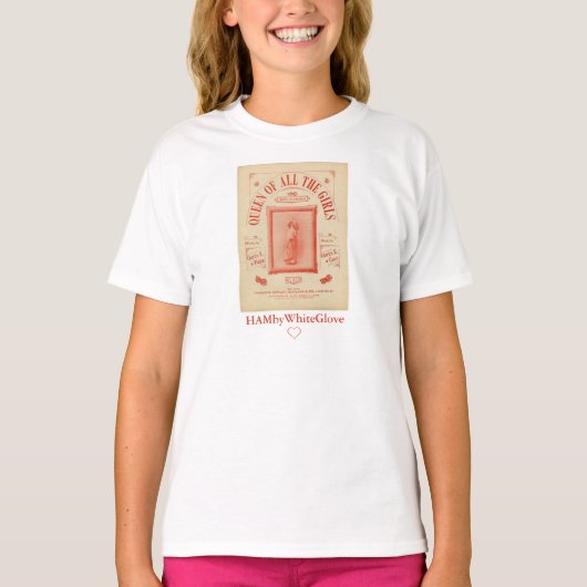 HAMbWG – クイーン13色 – 女子長袖T Tシャツ (正面)