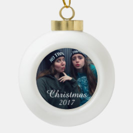 HAMbWG – クリスマスバルブ – あなたのイメージ セラミックボールオーナメント