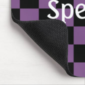 HAMbWG – コンピュータマウス – 紫市松模様に マウスパッド (コーナー)