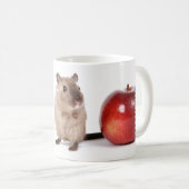 HAMbWG – コーヒーマグ – Hamster & Apple コーヒーマグカップ (正面右)