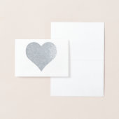 HAMbWG – シルバーフォイルカード – ハート 箔カード (ディスプレー)