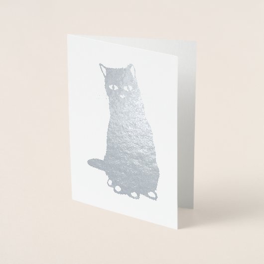 HAMbWG – シルバーフォイルカード – Cat 箔カード (正面)