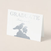 HAMbWG – シルバー・フォイル・カード – 卒業 – Two Ravens 箔カード (正面)