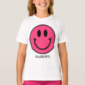 HAMbWG – ジャージー – ピンク Tシャツ (正面)