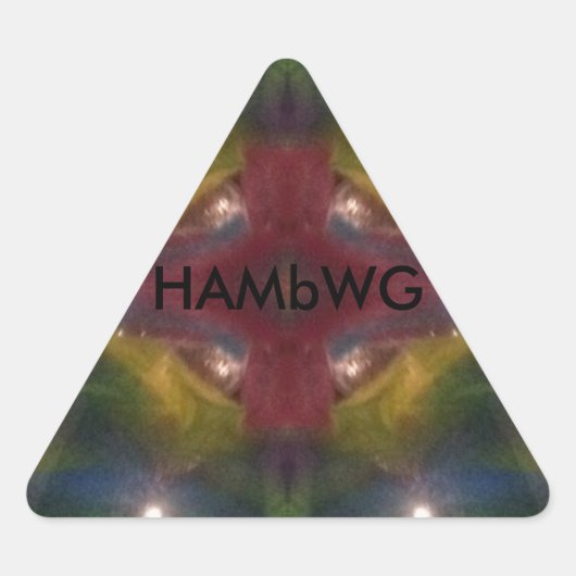 HAMbWG – ステッカー – サイカデリック (正面)