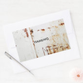 HAMbWG – ステッカー – 白動揺していwロゴ (封筒)