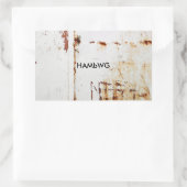 HAMbWG – ステッカー – 白動揺していwロゴ (バッグ)