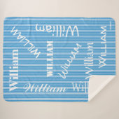 HAMbWG – ソフトフリース – お名前！ シェルパブランケット (正面(横))