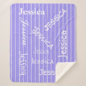 HAMbWG – ソフトフリース – お名前！ シェルパブランケット (正面)