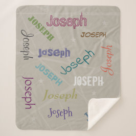 HAMbWG – ソフトフリース – お名前！ シェルパブランケット