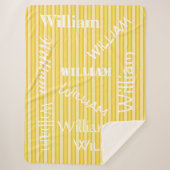 HAMbWG – ソフトフリース – お名前！ シェルパブランケット (正面)