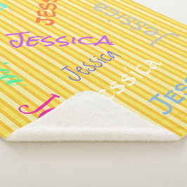 HAMbWG – ソフトフリース – お名前！ シェルパブランケット