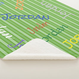 HAMbWG – ソフトフリース – お名前！ シェルパブランケット