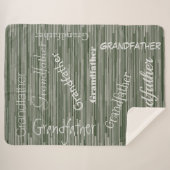 HAMbWG – ソフトフリース – お名前！ シェルパブランケット (正面(横))