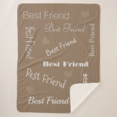 HAMbWG – ソフトフリース – お名前！ シェルパブランケット (正面)