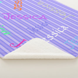 HAMbWG – ソフトフリース – お名前！ シェルパブランケット