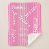 HAMbWG – ソフトフリース – お名前！ シェルパブランケット (正面)