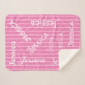 HAMbWG – ソフトフリース – お名前！ シェルパブランケット (正面(横))