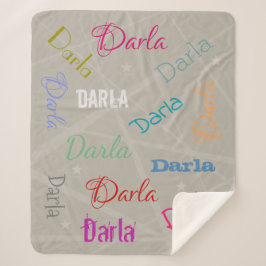 HAMbWG – ソフトフリース – お名前！ シェルパブランケット