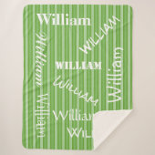 HAMbWG – ソフトフリース – お名前! シェルパブランケット (正面)