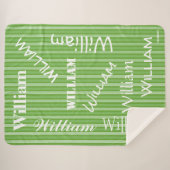 HAMbWG – ソフトフリース – お名前! シェルパブランケット (正面(横))